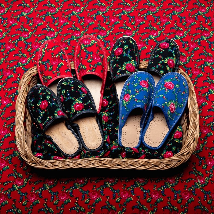 Pantofle regionalne damskie