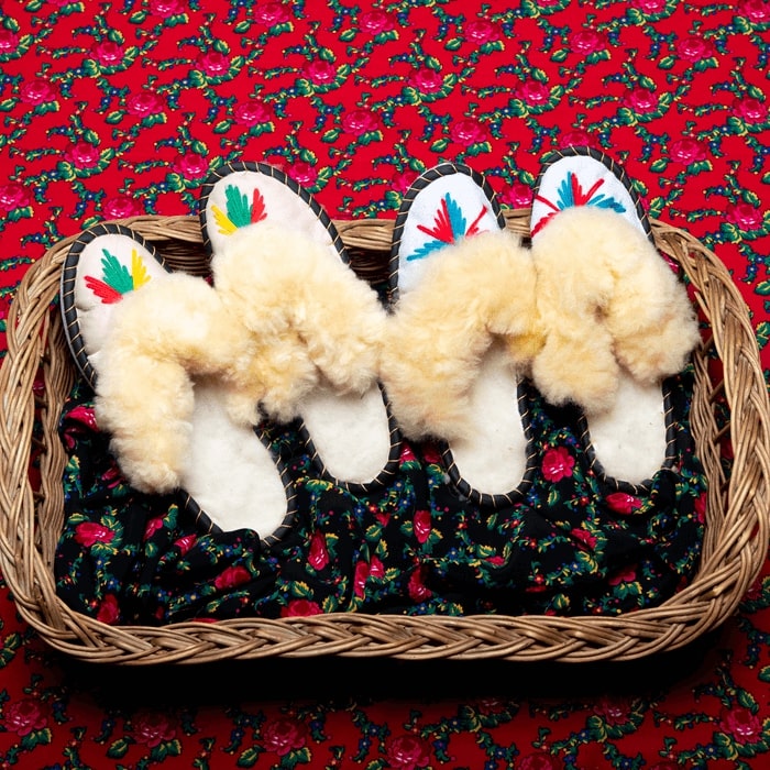 Pantofle regionalne wsuwane